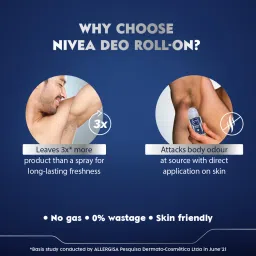 nivea men Protect and Care Deodorant Roll-on-For Men image 5