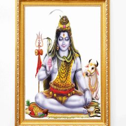 Lord SHIV Golden Photo Religious Frame-image-63