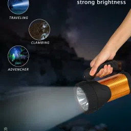 hasru HS-699A Metal 100w Bright Led Torch Light Laser Long Range High Power Light Torch image 4