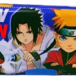 Naruto Magnetic Double-Sided Pencil Box with Inbuilt Sharpener for Kids Anime Art Plastic Pencil Box-image-71