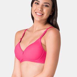 KOMLI Half Coverage Heavily Padded Push-Up Bra With All Day Comfort image 5