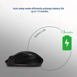 ASUS MW203 / Multi-Device (3 Device), Ergonomic, Silent Clicks, Adj. Upto 2400 dpi Wireless Optical Mousewith Bluetooth image 5