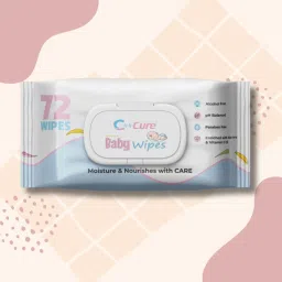 Extra Thick Organic Baby Wipes | 72 Moist Wipes with Aloe & Vitamin E-image-62