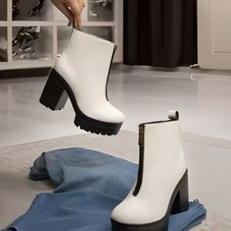 killer Women's Boots | Faux Leather, Trendy, Comfortable,Zipper Boots for Women & Girls Boots For Women-picture-43