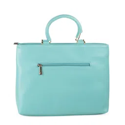 Mochi Green Textured Structured Handheld Bag image 3