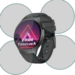 DB Tempered Glass Guard for FASTRACK OPTIMUS PRO 1.43 SMART WATCH TEMPERED GLASS (PACK OF 4)-picture-26