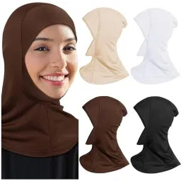 Solid Cotton Blend Women Multicolor Scarf, Fancy Scarf, Faux Turtleneck Neck Cover-image-30
