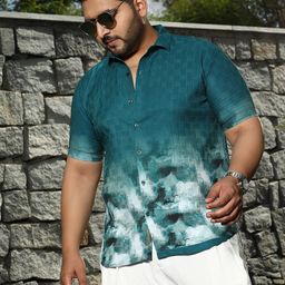Instafab Plus Men Comfort Opaque Printed Casual Shirt-image-77