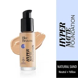 Blue Heaven SPF 25 PA++ Hypermatte Foundation 30 ml- Natural Sand 401-31