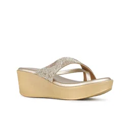 Inc 5 Women Embellished Ethnic Wedge Heel Sandals-58