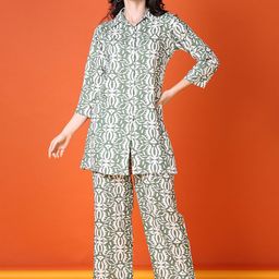 V-Mart Women Ethnic Printed Co Ord Set-image-35