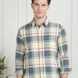 VALEN CLUB Men Premium Checked Casual Shirt-picture-7