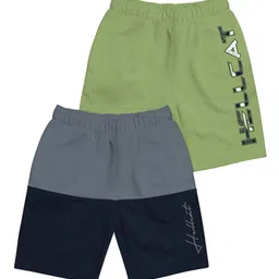 HELLCAT Boys Typography Printed Shorts-6