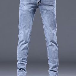 StyleCast x Revolte Men Mid-Rise Skinny Fit Light Fade Jeans-image-86