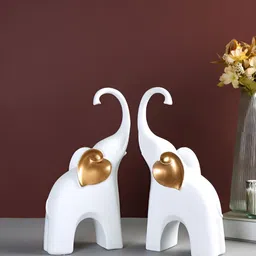 Myntra Elegant Homes White Figurine Showpiece-picture-5