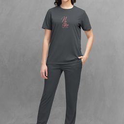 HELLCAT Round Neck Printed T-Shirt With Trousers-picture-42