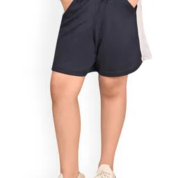 BAESD Girls High-Rise Colourblocked Cotton Shorts-picture-21