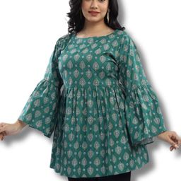 Avantrys Geometric Printed Kurti-image-49