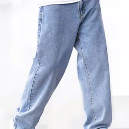 ZAYSH Men Low Distress Light Fade Stretchable Jeans-image-86