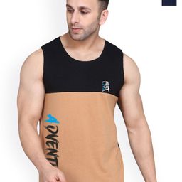 SLOWLORIS Men Pack Of 2 Combed Cotton Sleeveless Bio-Wash Gym Vests-picture-21