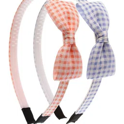 Stoln Set Of 2 Bow Designed Printed Hair Bands image 3
