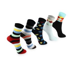 PRIMESOX MOVE ON Boys Pack Of 5 Printed Socks-image-47