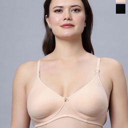 Eden Women Pack of 2 Full Coverage Non-Wired and Non Padded Bra-picture-25