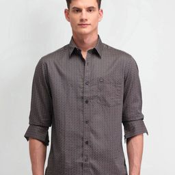Arrow Sport Men Slim Fit Micro Ditsy Printed Cotton Casual Shirt-image-35