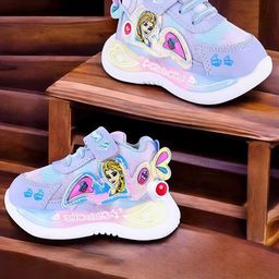 Crazyly Girl's Printed Velcro Sneakers-picture-49