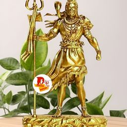 DARIDRA BHANJAN Gold-Toned Religious Idol Showpiece-image-90