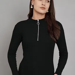 Dream Beauty Fashion THAR-01 Round Neck Long Sleeves Top-image-1