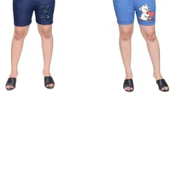 MIRAKSH Girls Blue Shorts-picture-37