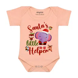 Arvesa My First Christmas Printed Romper-picture-10
