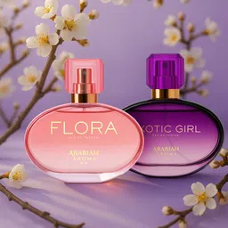 Arabian Aroma Women Set Of 2 Flora & Exotic Girl Eau De Parfum- 50 ml Each-picture-38