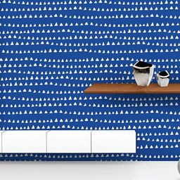 ArtzFolio Printed UV-Resistant Anti-Bacterial Japanese Shibori Ikat Peel & Stick Wallpaper-image-91