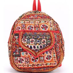 Exotic India Women Embroidered Backpack-image-73