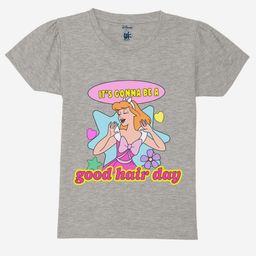 YK Disney Girls Graphic Printed Round Neck Pure Cotton T-shirt-picture-47