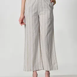 BAESD Women Embellished Straight Palazzos-image-93
