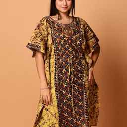 Laa Calcutta Printed Nightdress-image-27