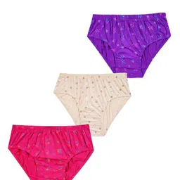 YELLOWDE Pack Of 3 Printed Hipster Briefs YD 738 Breeze (w) drk jty S-3p-picture-16