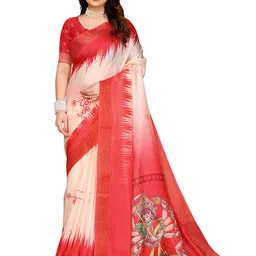 Moda Rapido Ethnic Motifs Patchwork Silk Blend Saree-picture-1