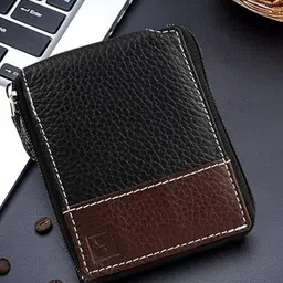 CIMONI Men Textured Leather Zip Around Wallet-18