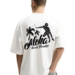 Fashnobic Men Graphic Printed Round Neck Cotton Oversized T-shirt-image-126