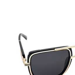 QUE UNIVERSE Men UV Protected & Polarized Square Sunglasses image 2