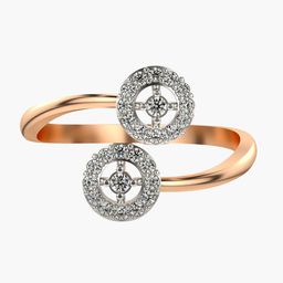 VALANOVA Women Rose Gold Ring Diamond-picture-48