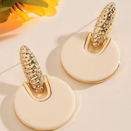 SALTY Pack of 2 Women Nirvana White And Gold Earring-59
