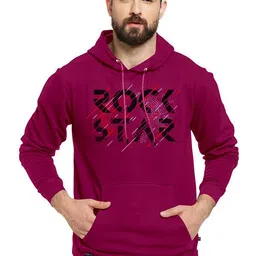 Triptee Men Graphic Printed Hooded Cotton Sweatshirt-picture-34