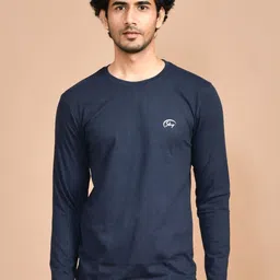 SKYKNIT Men Solid Round Neck T-shirt-picture-22