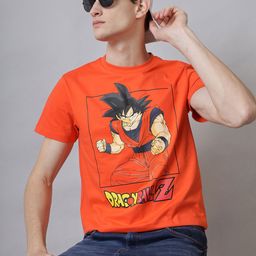 Free Authority Dragon Ball Z Printed Pure Cotton T-Shirt-image-81