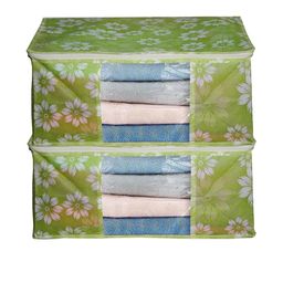 AMAK INC Green Fabric Multi-Utility Wardrobe Organisers-picture-1